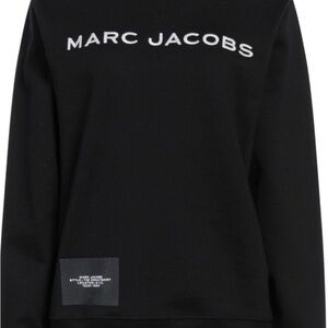 Marc Jacobs Black Crewneck Sweater with Logo